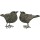 Set de 2 Oiseaux - Gris foncé