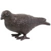 Pigeon en fonte marron 19 x 8 x 12 cm