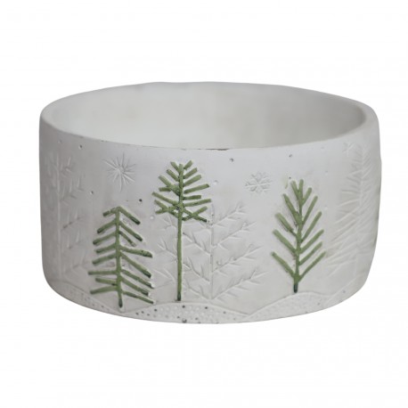 NOUVEAUTÉ : Coupe ronde "Sapins" PM