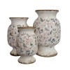 NOUVEAUTÉ : Vase "Fleurs bleues et rose" MM