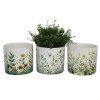 NOUVEAUTÉ: Cache-pot "Fleurs des Champs" Mix 3 motifs PM