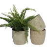 NOUVEAUTÉ: Cache-pot beige Mix 2 décors GM