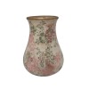 NOUVEAUTÉ: Vase "Fleurs rose et vertes" PM