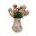 NOUVEAUTÉ: Vase "Fleurs rose et vertes" PM