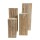 NOUVEAUTÉ: Set de 4 colonnes en bois blanchi