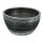 Coupe ronde terre cuite - Noir argent